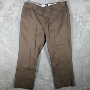 Lands' End‎ Chino Pants Traditional Fit Casual Brown Trousers Mens 40